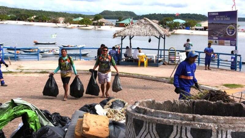 Ação de Limpeza em Alter do Chão: coleta de 6 toneladas de lixo