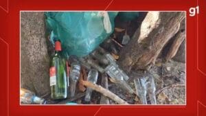 Problema do Lixo na praia Pajuçara em Santarém