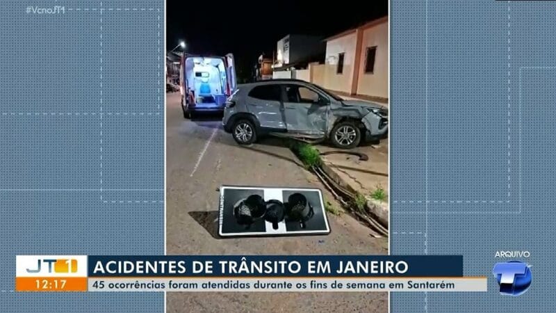 Violência no trânsito em Santarém: Janeiro registra alta Incidência