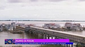 Movimentação no Terminal Hidroviário de Santarém durante o Carnaval