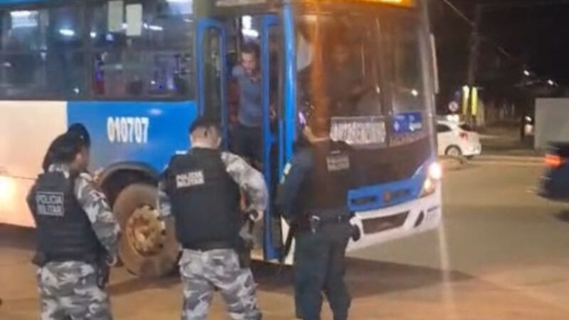 Homem preso após tentativa de assalto a ônibus em Santarém